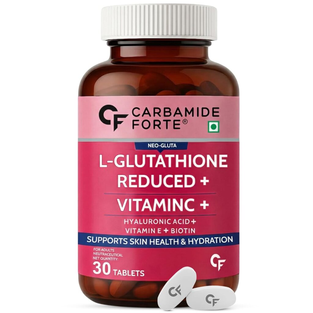 Carbamide Forte Japanese Reduced L-Glutathione 500mg Tablets with Vitamin C