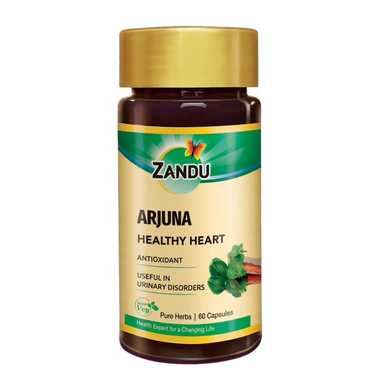 Zandu Arjuna Healthy Heart Capsules – 60 Veg Capsules